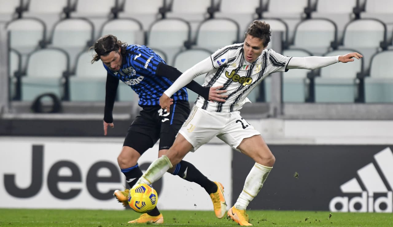 Chiesa e Freuler, con l'Atalanta finisce 1-1 - Juventus