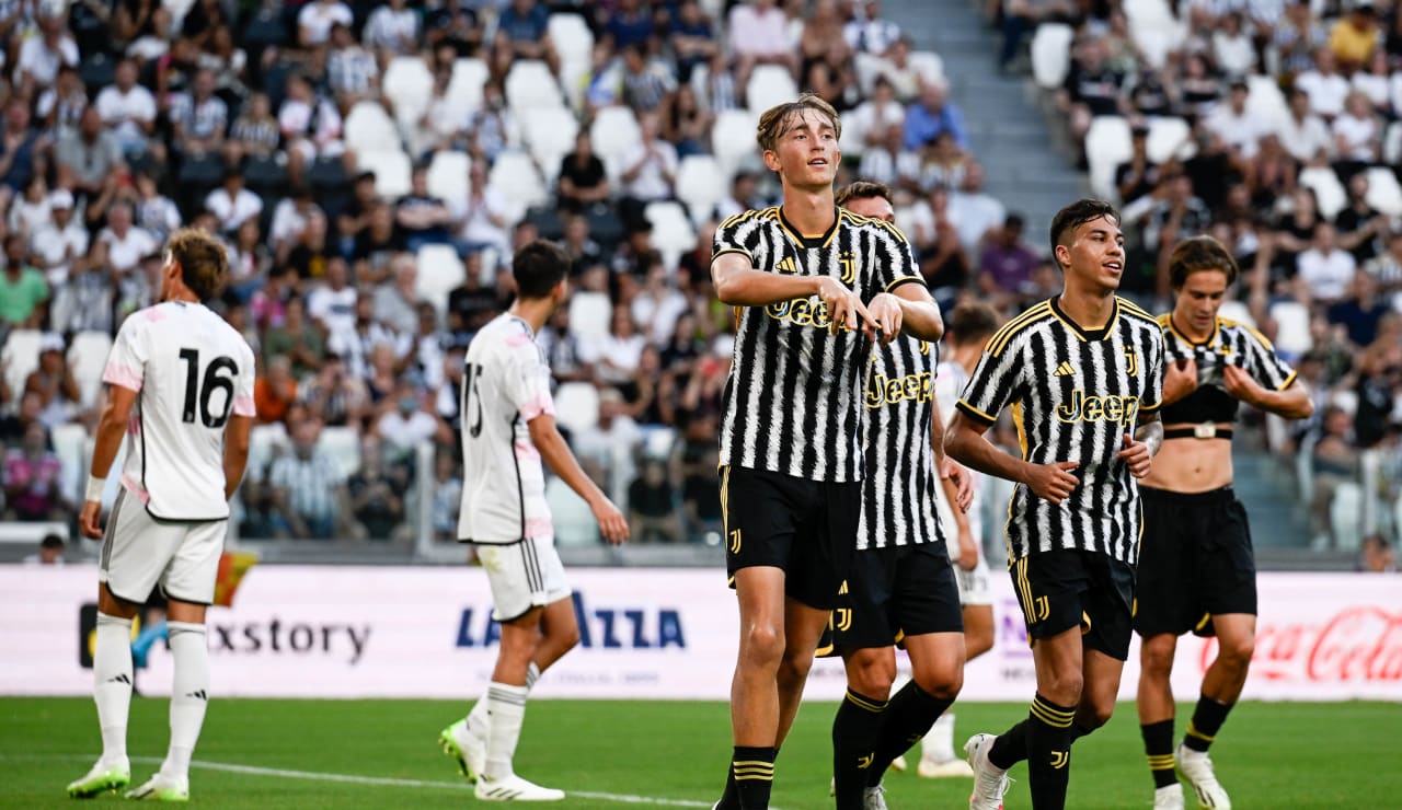 Friendly football match - Juventus FC vs Juventus U23 Next Gen Dean Huijsen  of Juventus during the