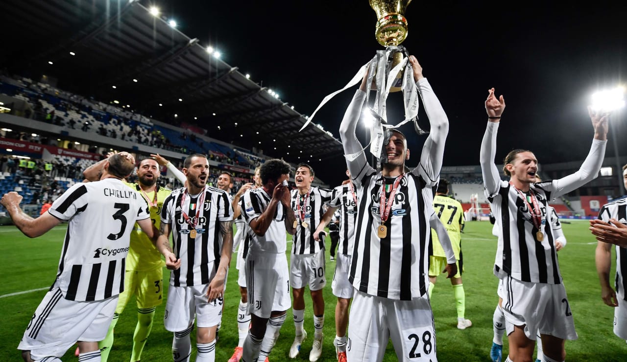 Esultanza Coppa Italia 19 maggio 2021 - 11