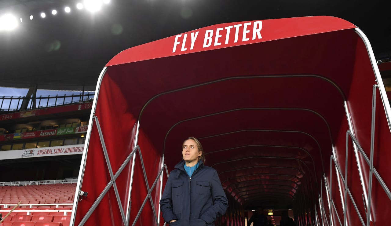 Valentina Cernoiaall'Emirates Stadium