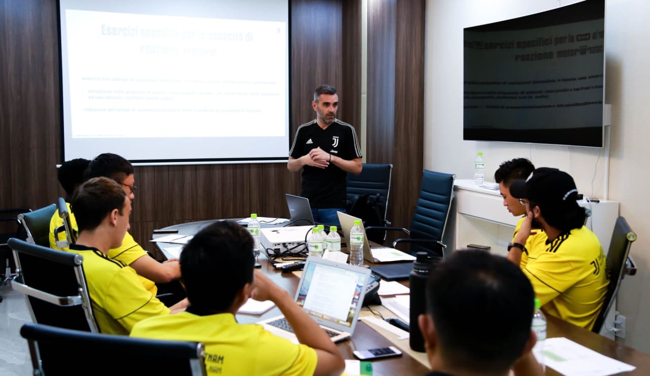 Coaches Clinic with Juventus FC Area Manager Carlo Mastellone