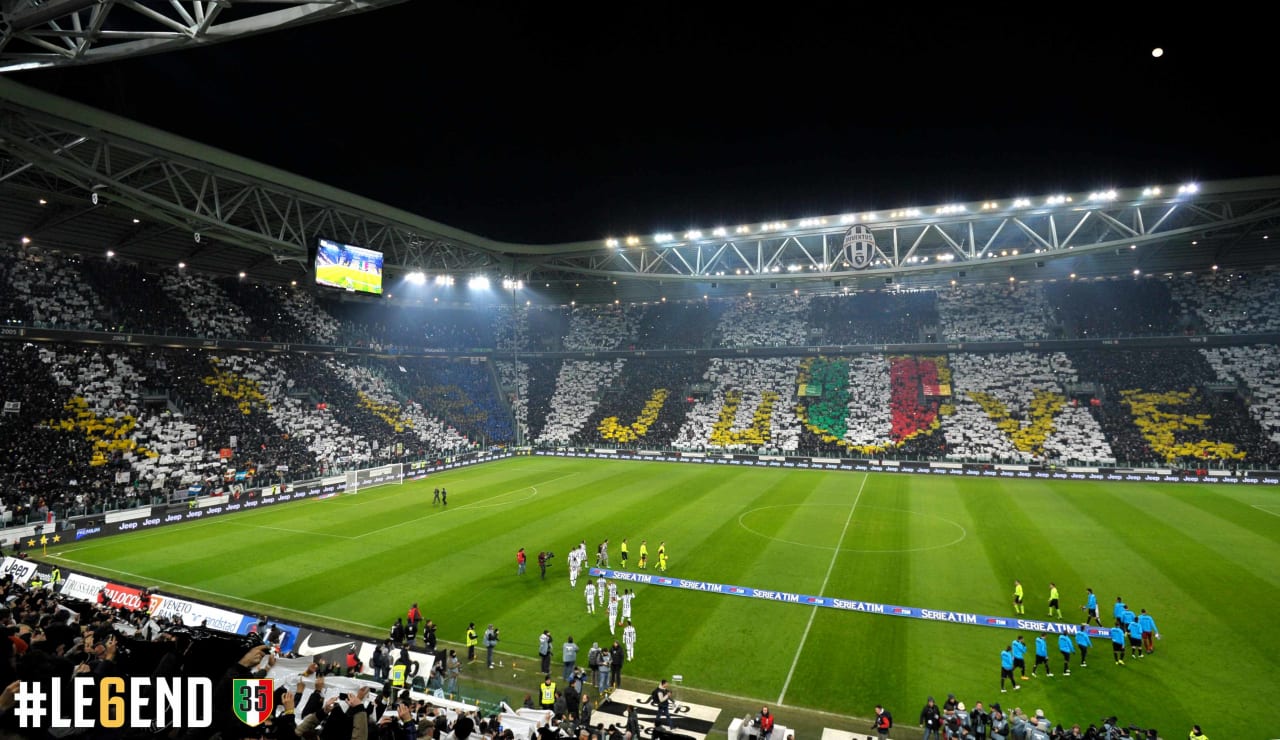 Six years of Juventus  Stadium tifo  Juventus 