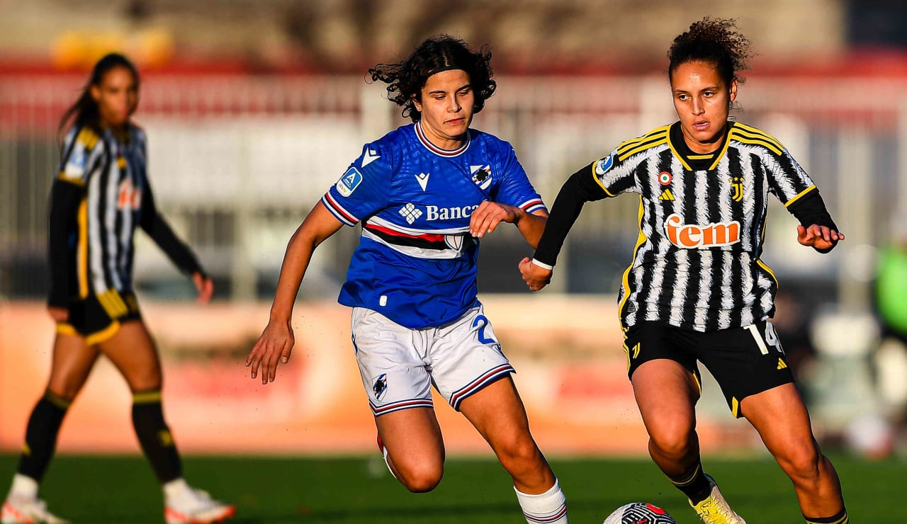 sampdoria vs juventus women 2023 24