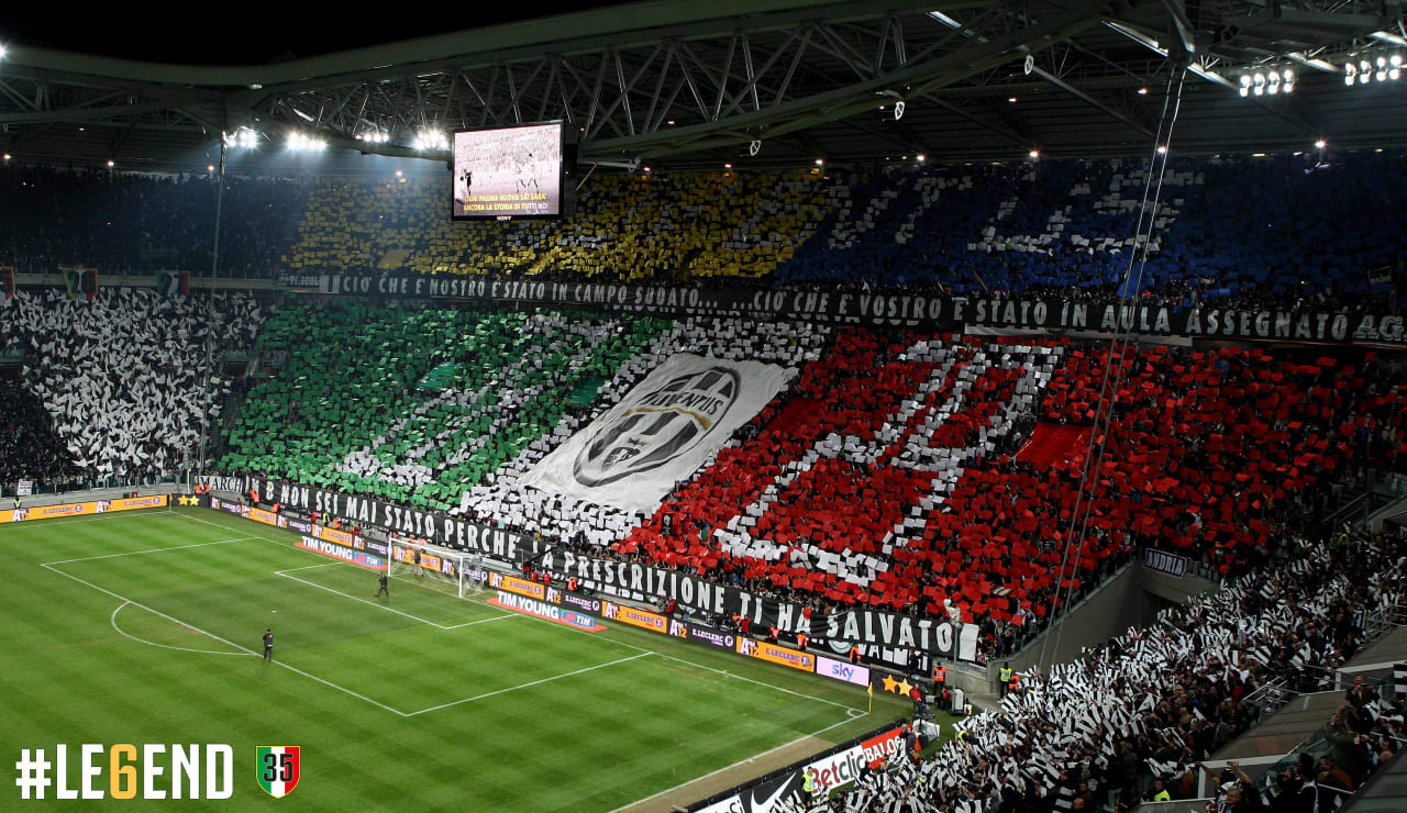 Six years of Juventus  Stadium tifo  Juventus 