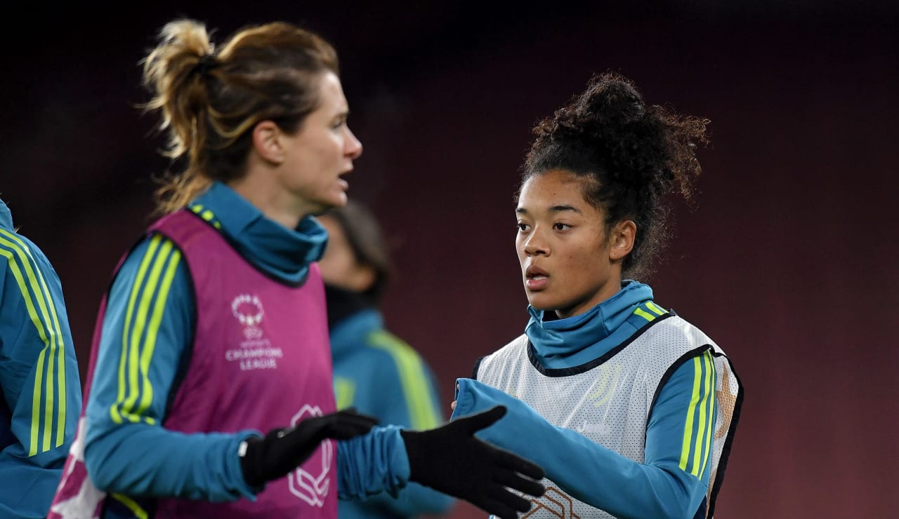 Allenamento Juventus Women all'Emirates Stadium17