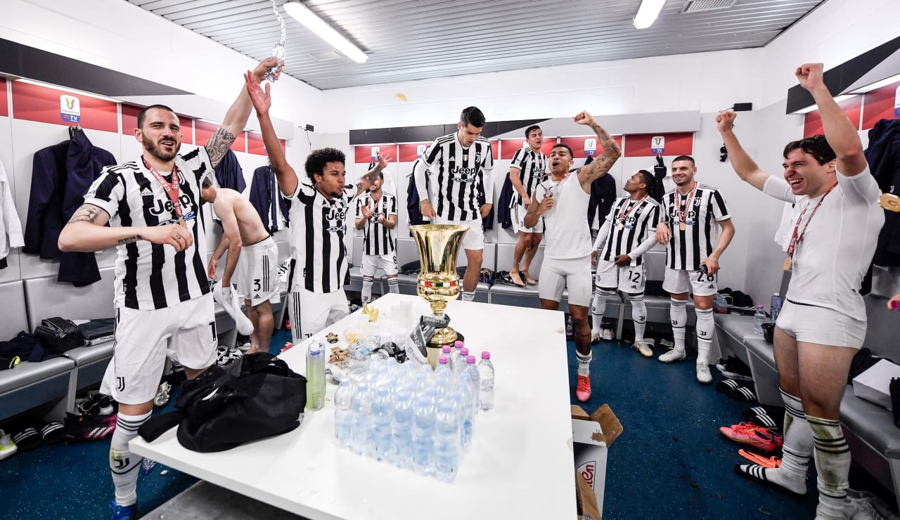 Esultanza Coppa Italia 19 maggio 2021 - 22