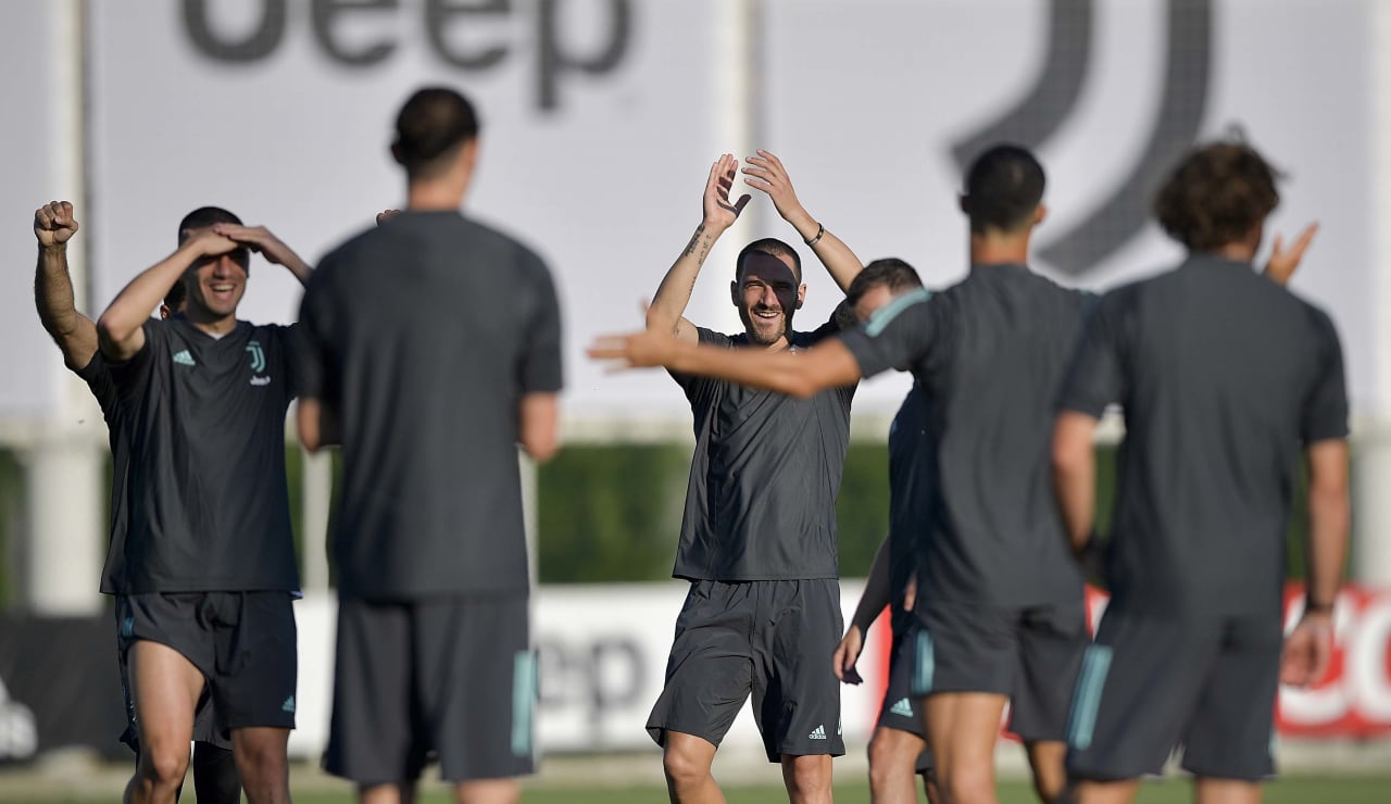 Allenamento Juve pre Lione 6 agosto 17