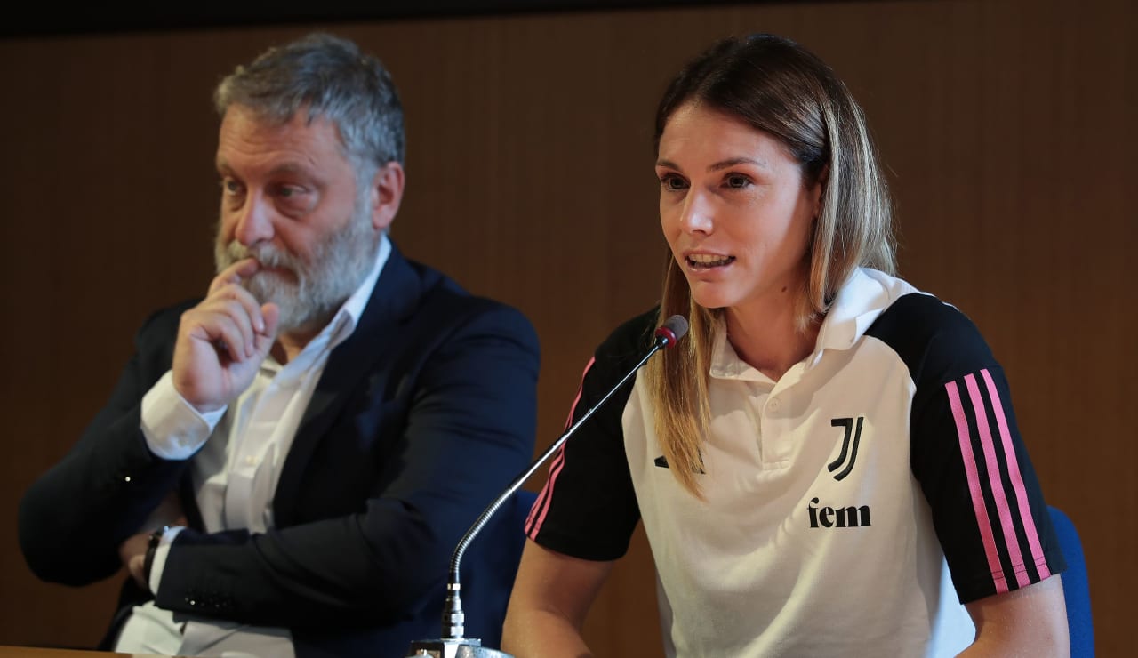 women biella new stadium press conference 16