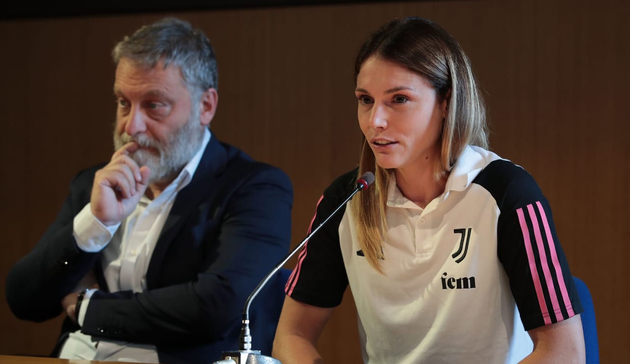 women biella new stadium press conference 17