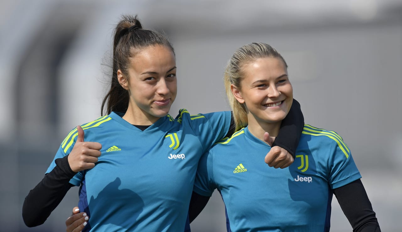 Juventus Women in allenamento a Vinovo 2