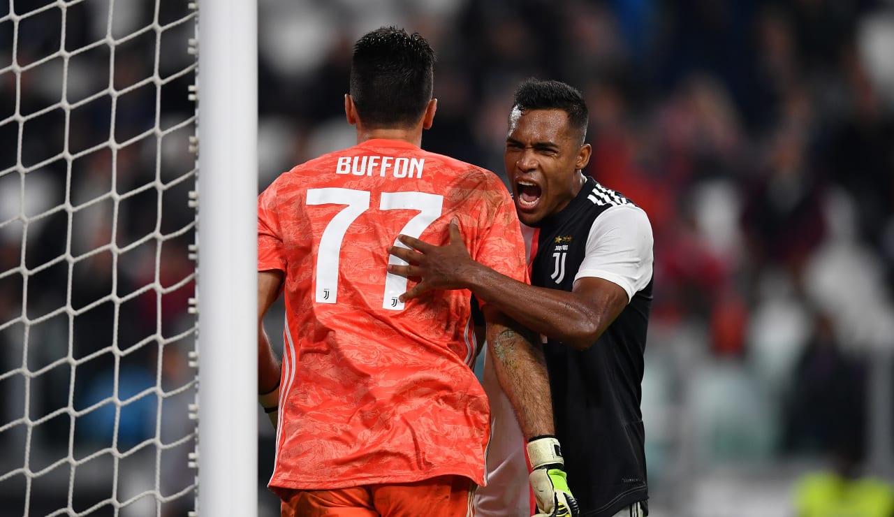 Buffon e Alex Sandro