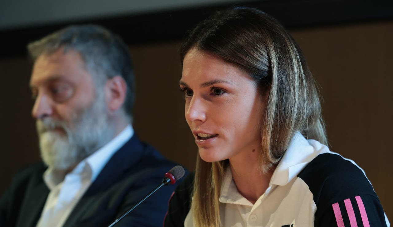 women biella new stadium press conference 12