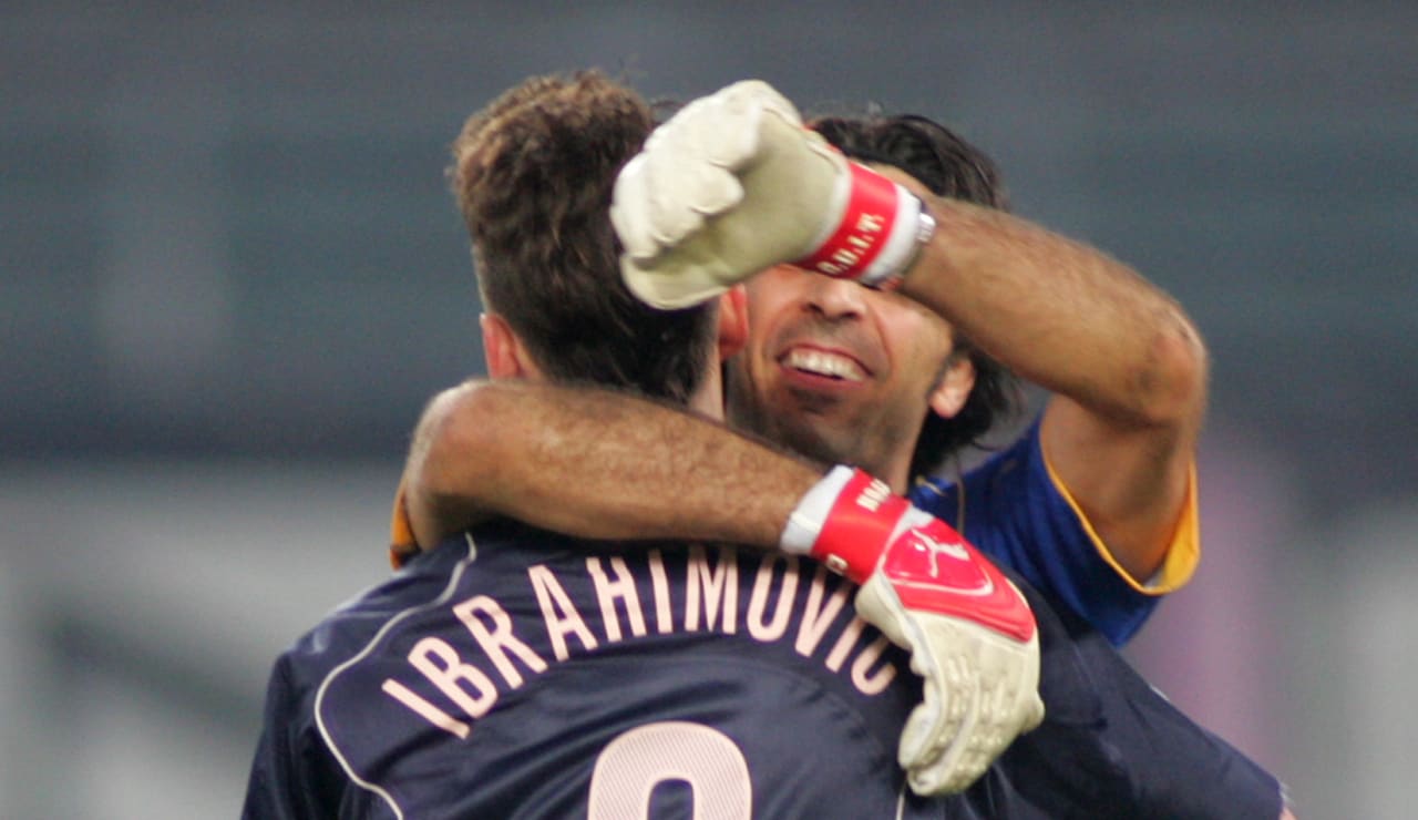 Buffon e Ibra