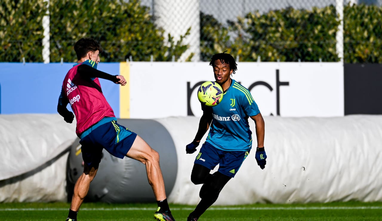 Cuadrado in allenamento al JTC