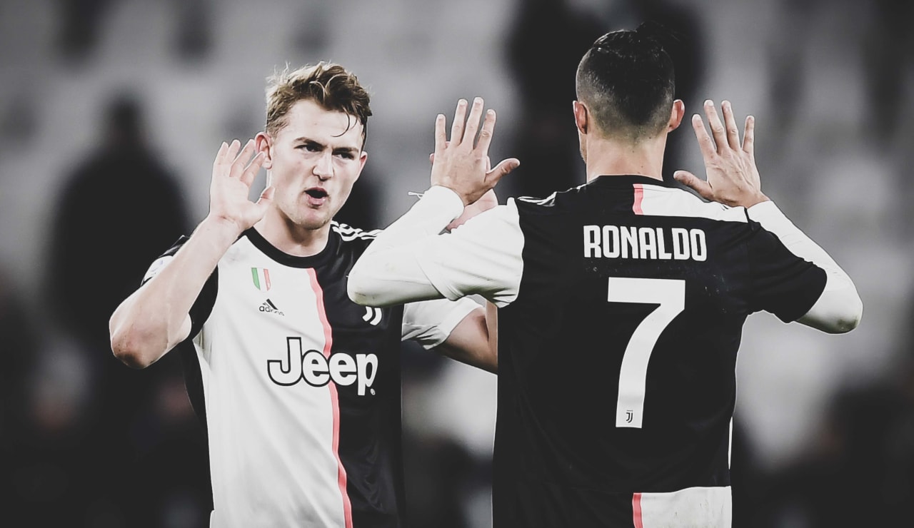 Stronger Scudetto Esultanze 4 de ligt Ronaldo