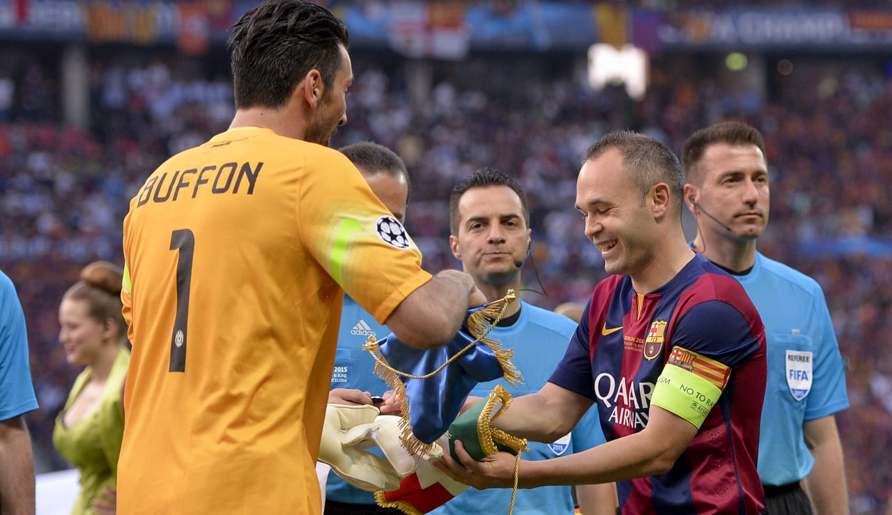 Buffon e Iniesta