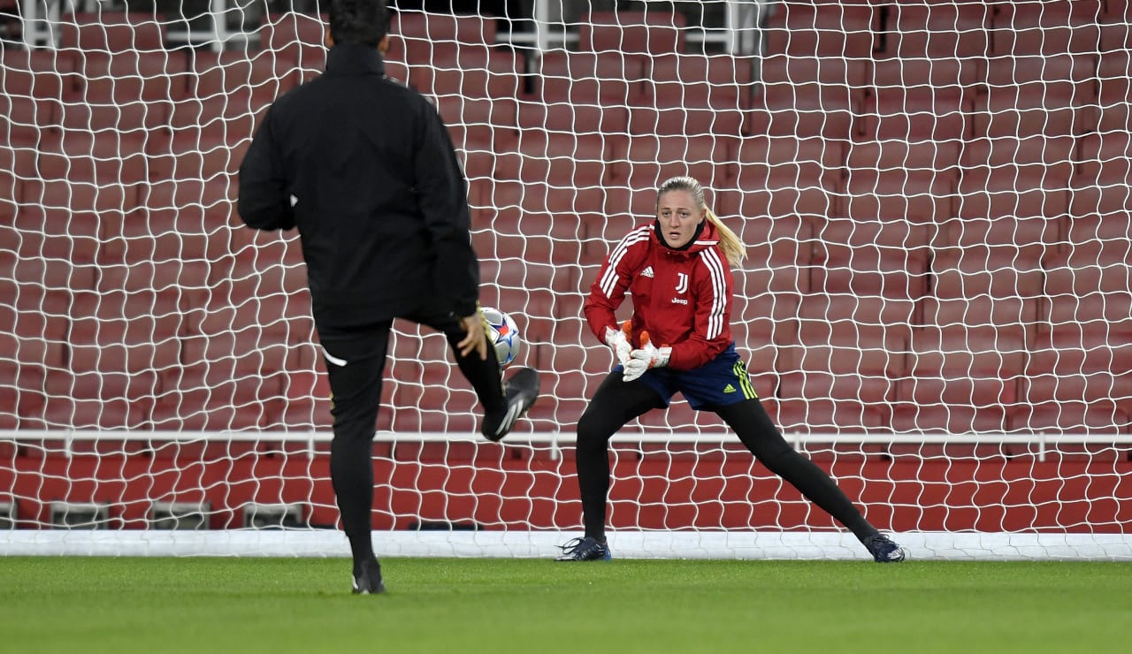 Allenamento Juventus Women all'Emirates Stadium9