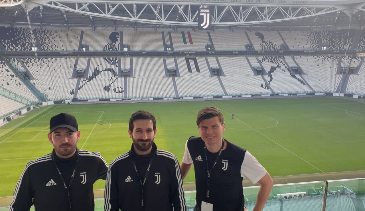 Coaches at Juventus Stadium