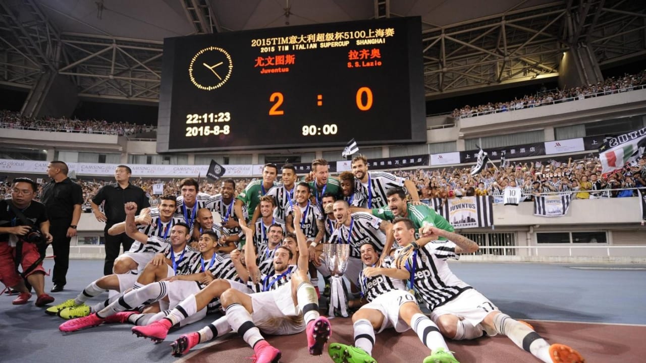 記録破りのスーパー カップ Juventus