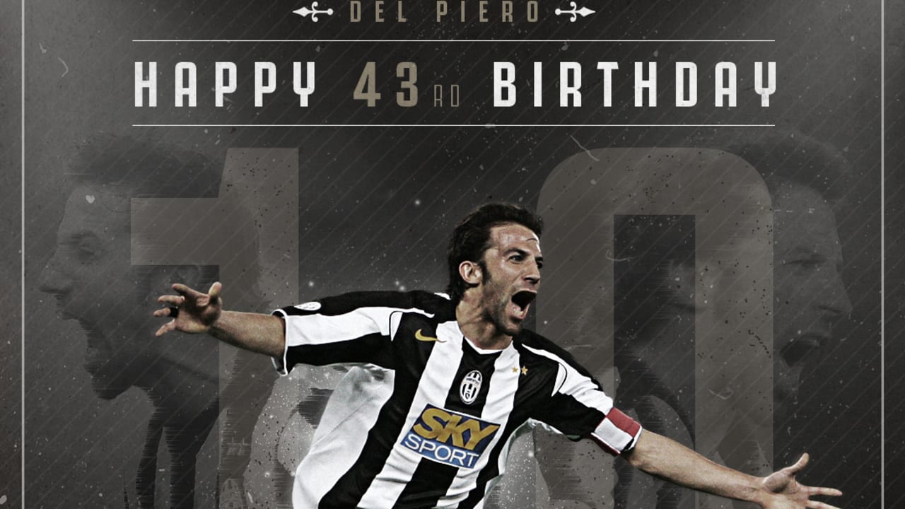 poster-DEL PIERO alessandro-JUVENTUS F.C. cm 56 x 71 