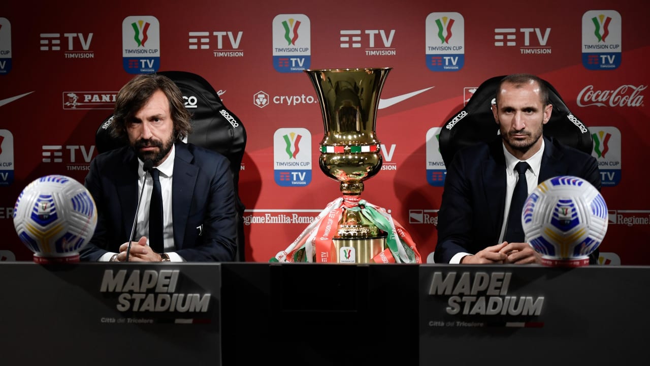 PIRLO CHIELLINI ANTICIPARON LA FINAL DE LA COPPA ITALIA - Juventus