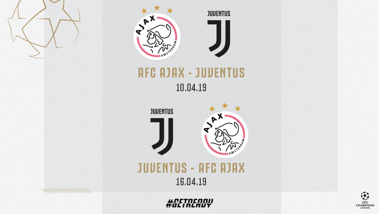 Ucl抽選会 アヤックスとの対戦が決定 Juventus