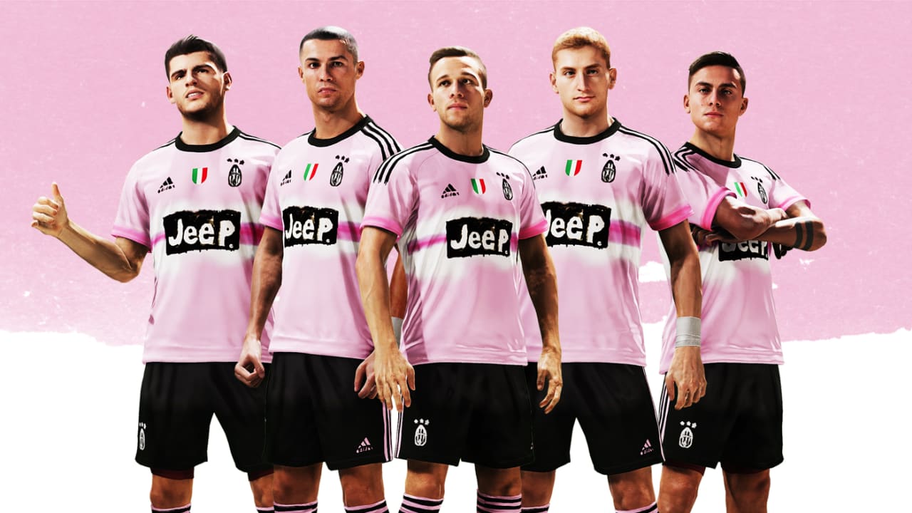 pink juventus jersey men's