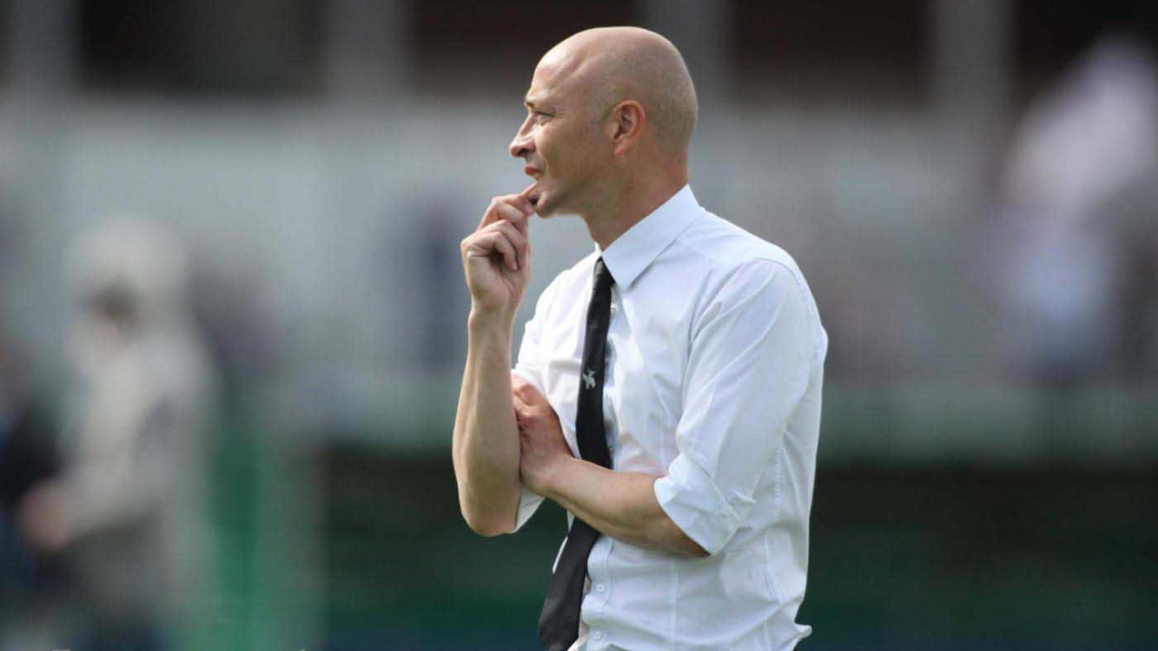 FOTO PALERMO, verso la Spal: Mister Eugenio Corini in conferenza stampa