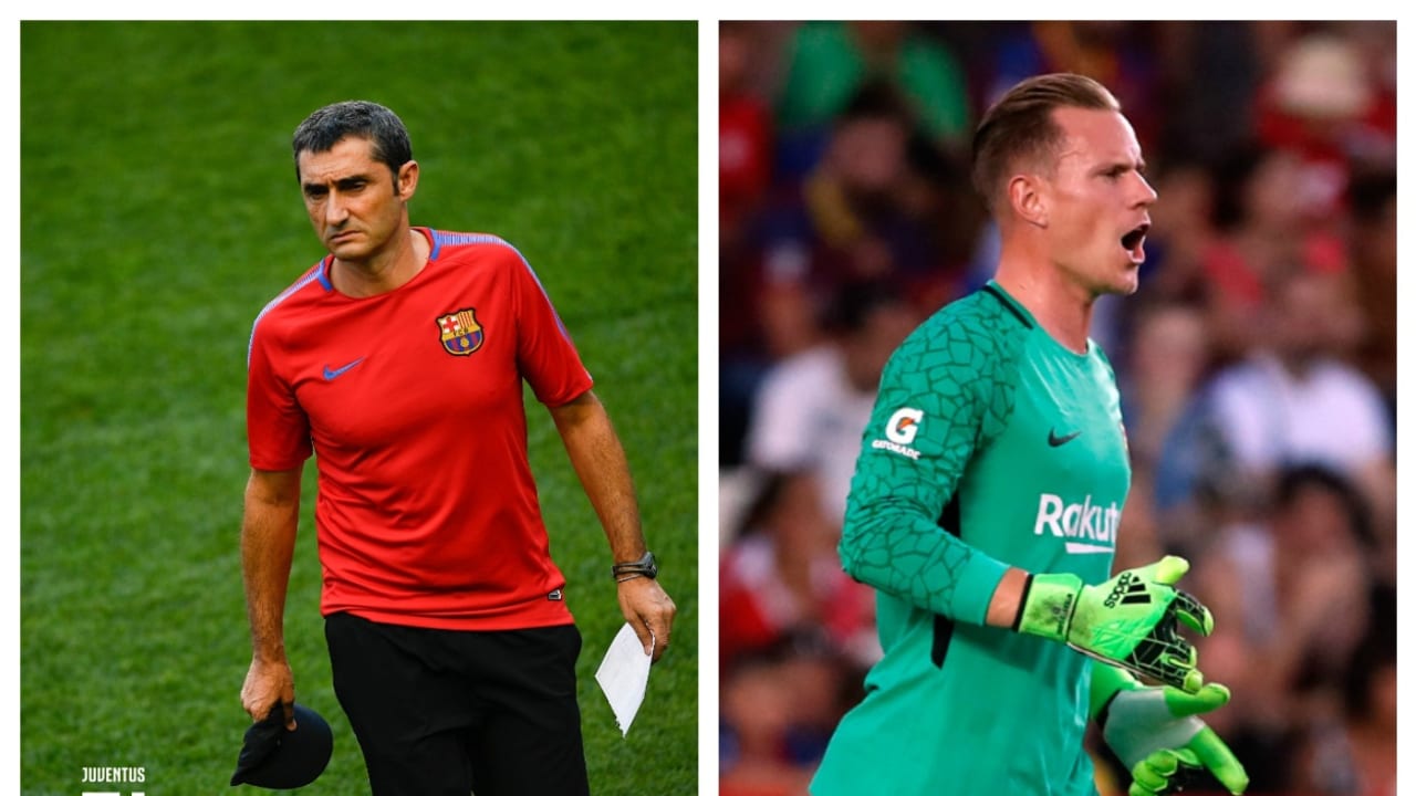 Valverde and Ter Stegen preview Nou Camp clash - Juventus Valverde and Ter Stegen preview Nou Camp clash - Juventus