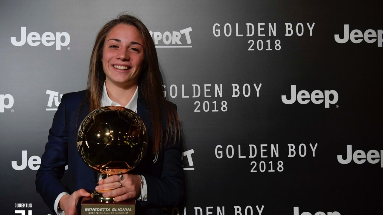 Benedetta Glionna Wins Golden Girl Award Juventus Benedetta Glionna Wins Golden Girl Award Juventus
