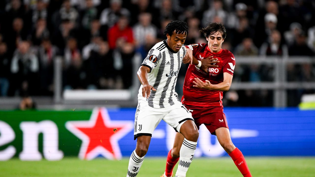 Cuadrado in Juventus-Siviglia