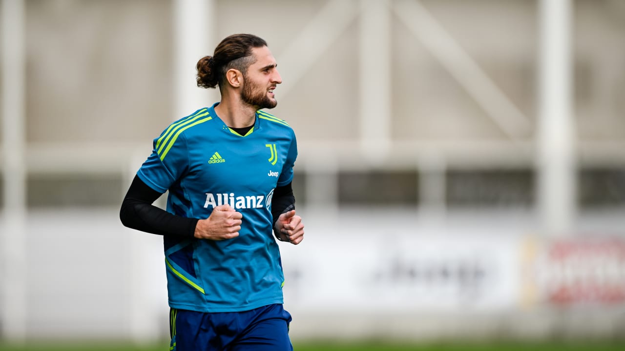 Rabiot in allenamento