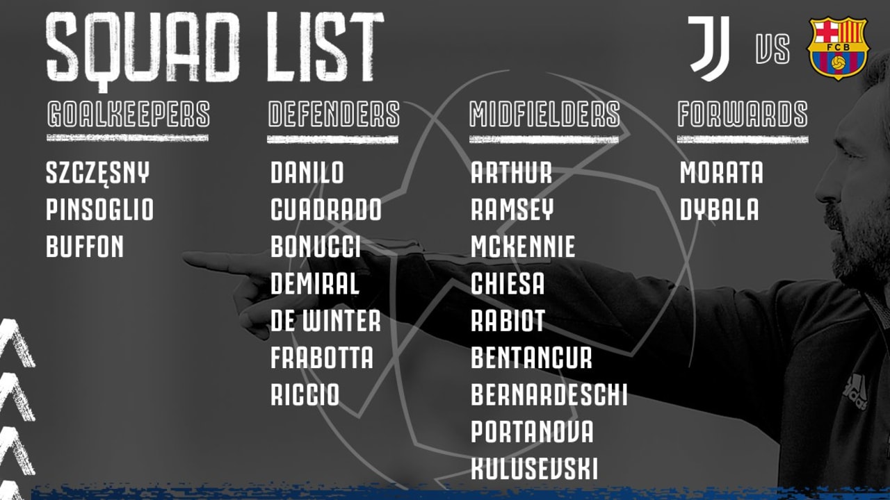 لیست نفرات برای بازی با بارسا