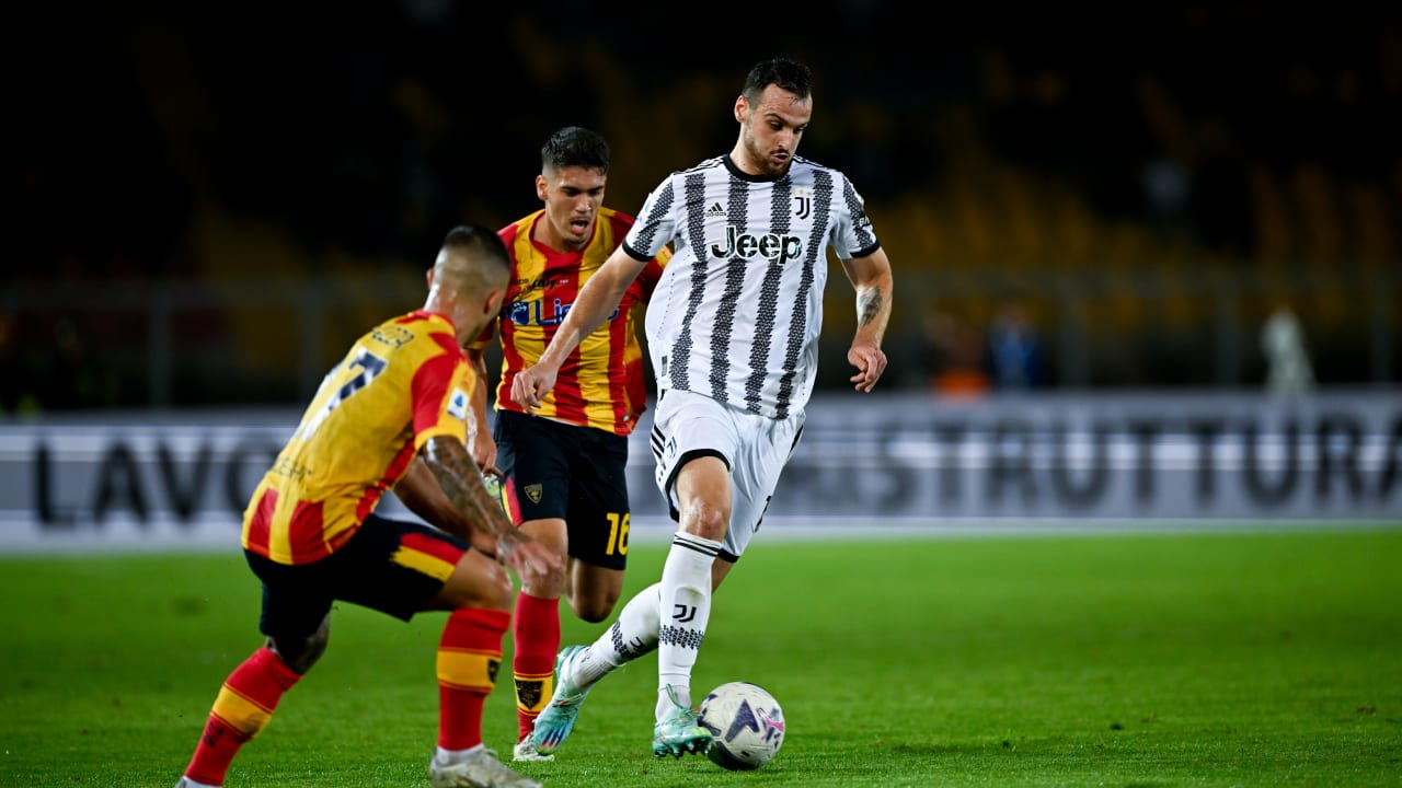 Federico Gatti in Lecce-Juve