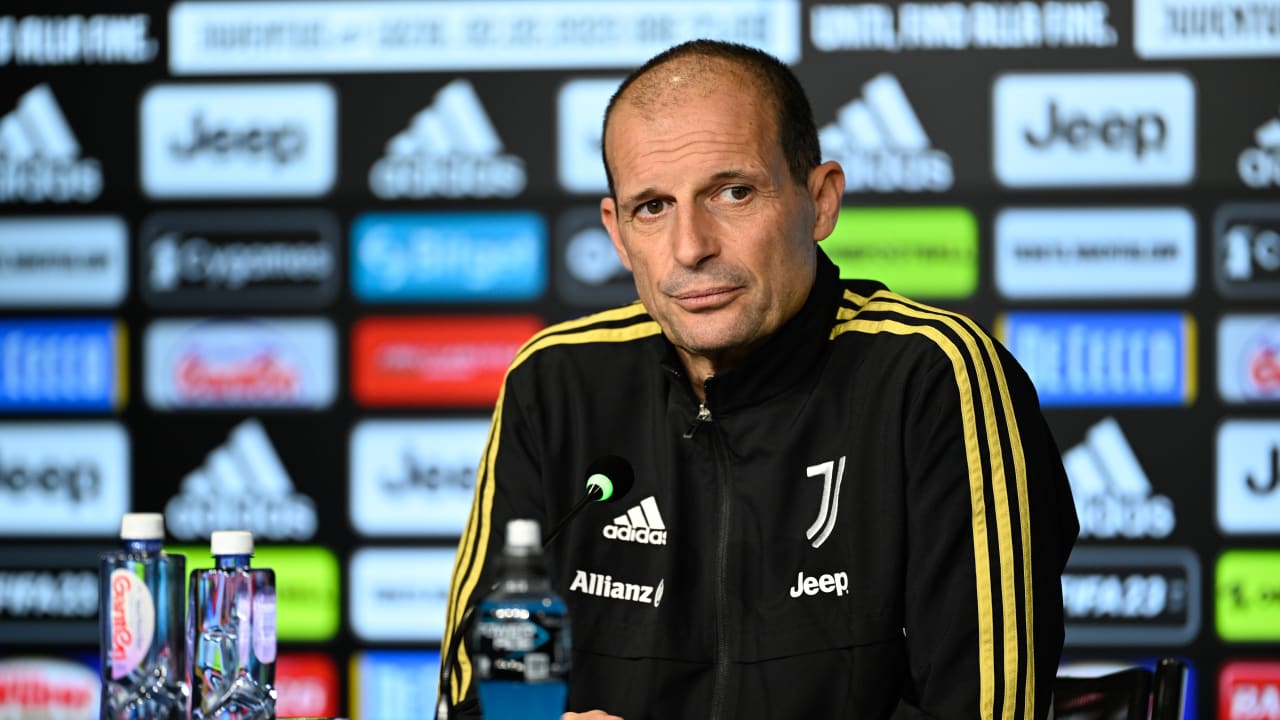 Massimiliano Allegri in conferenza stampa