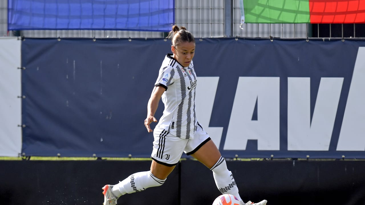 Lisa Boattin in azione durante Juventus Women - Fiorentina