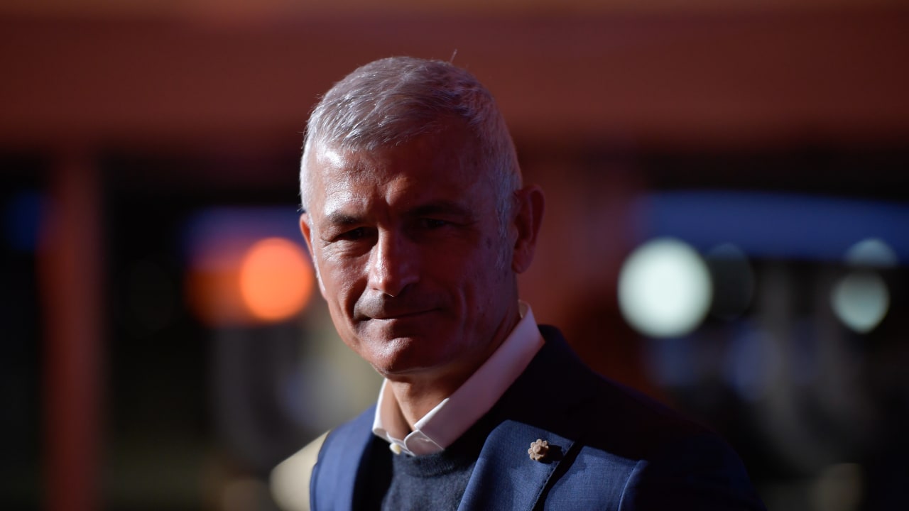 THE WHITE FEATHER'. Italian football legend FABRIZIO RAVANELLI