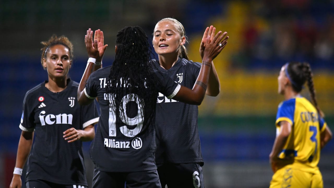 Juventus Women | L'esultanza di Thomas e Nystrom