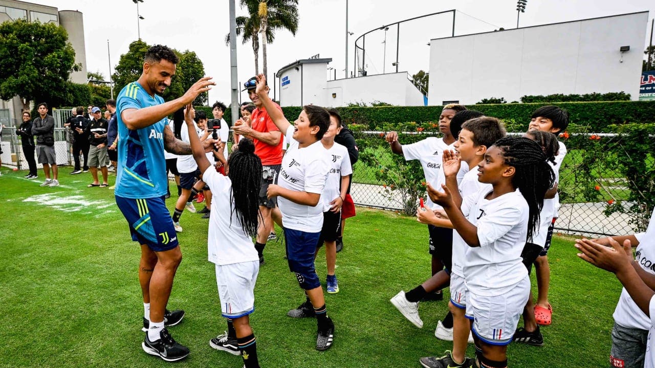 Danilo durante lo Juventus Summer Tour 2022