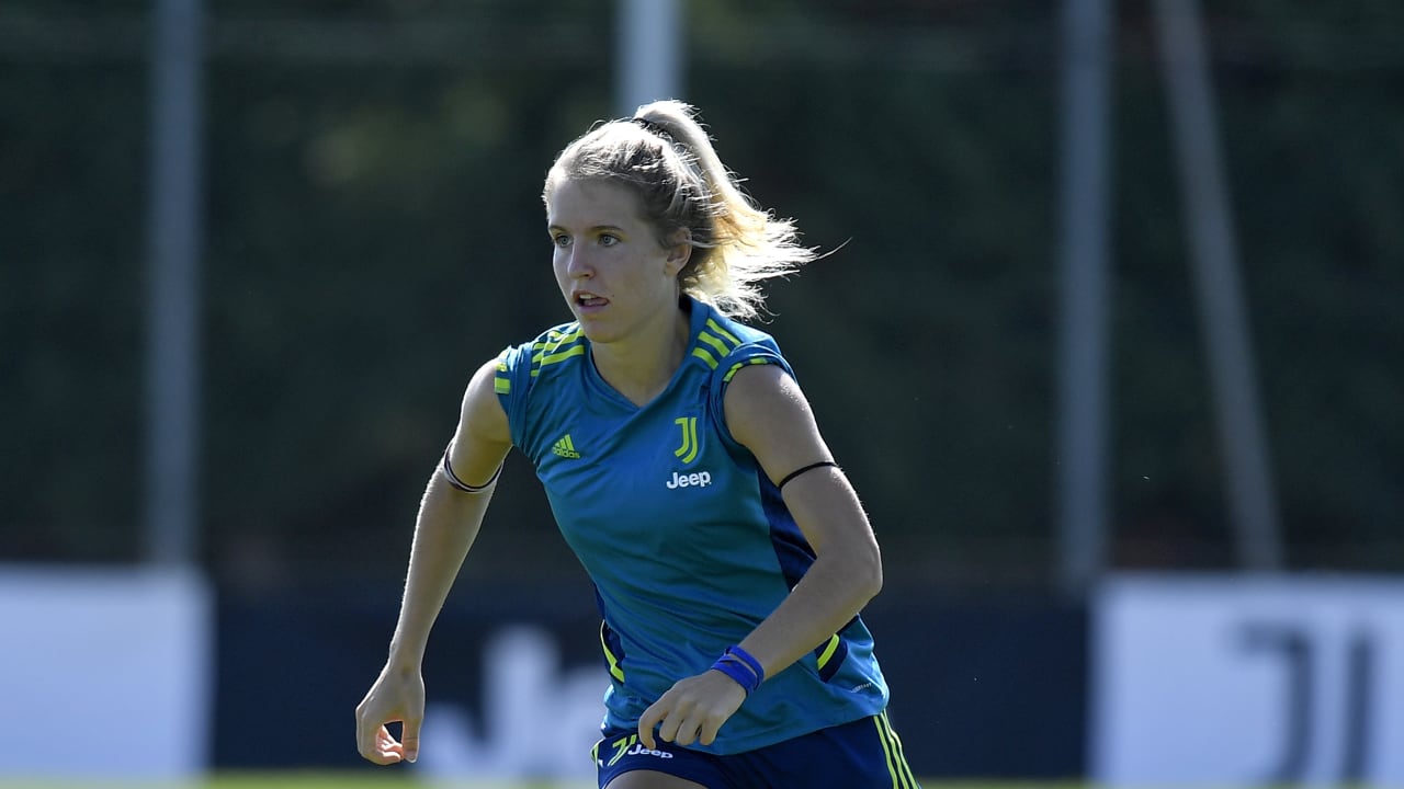 Elisa Pfattner in allenamento a Vinovo