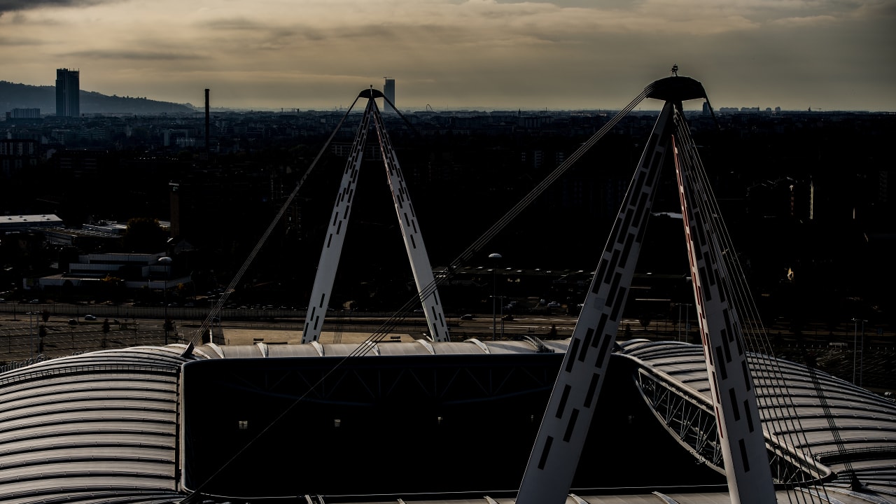 Vista dall'alto dell'Allianz Stadium