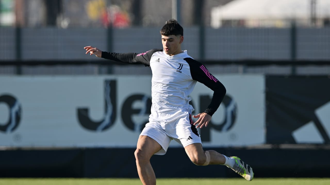 Riccardo Nobile al Training Center di Vinovo