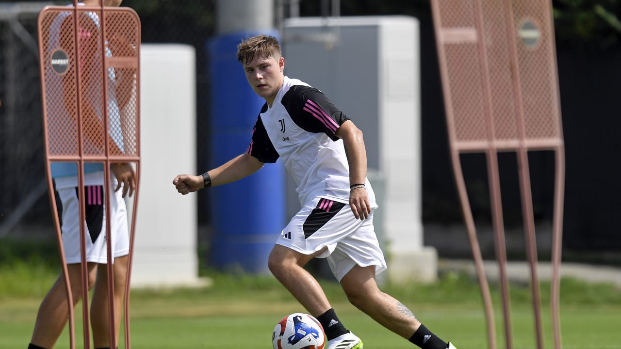 Tommaso Galante in allenamento