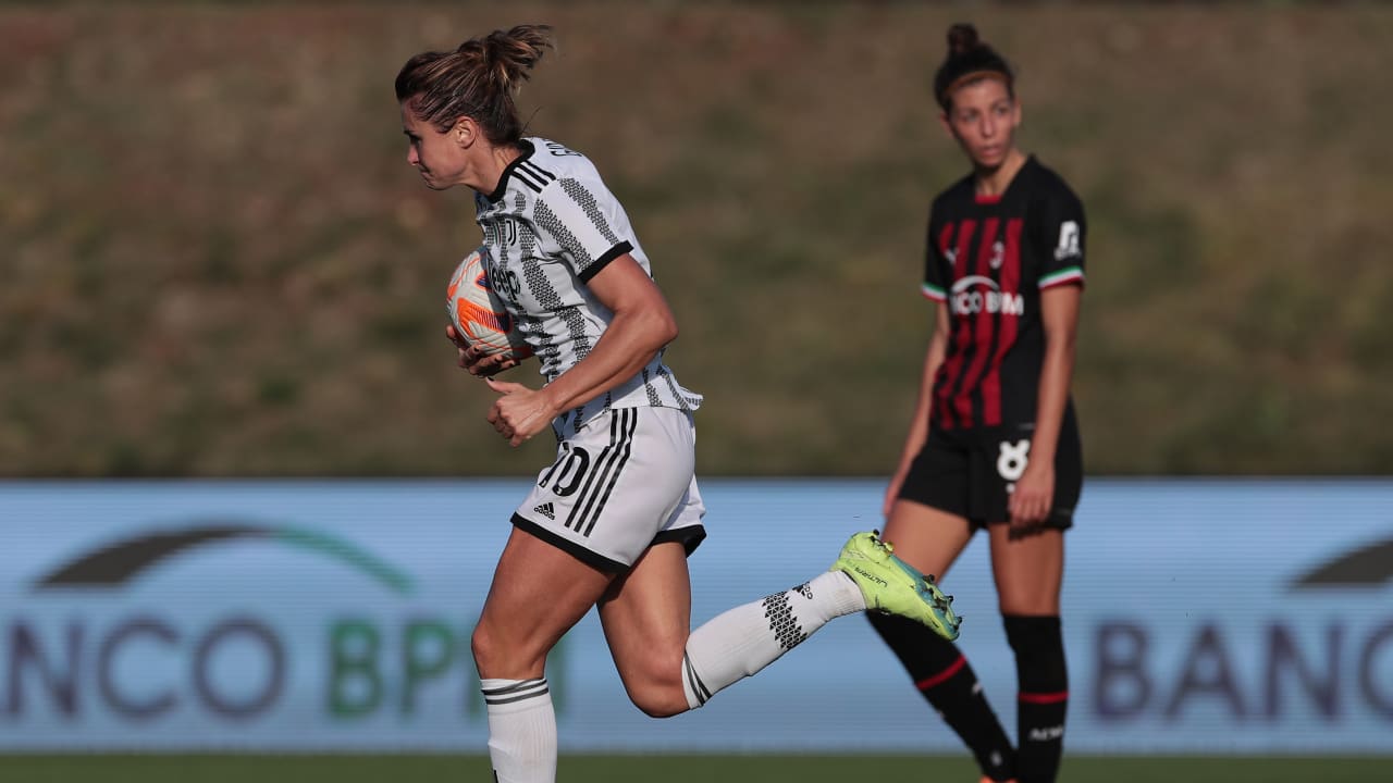 Cristiana Girelli in Milan-Juventus women