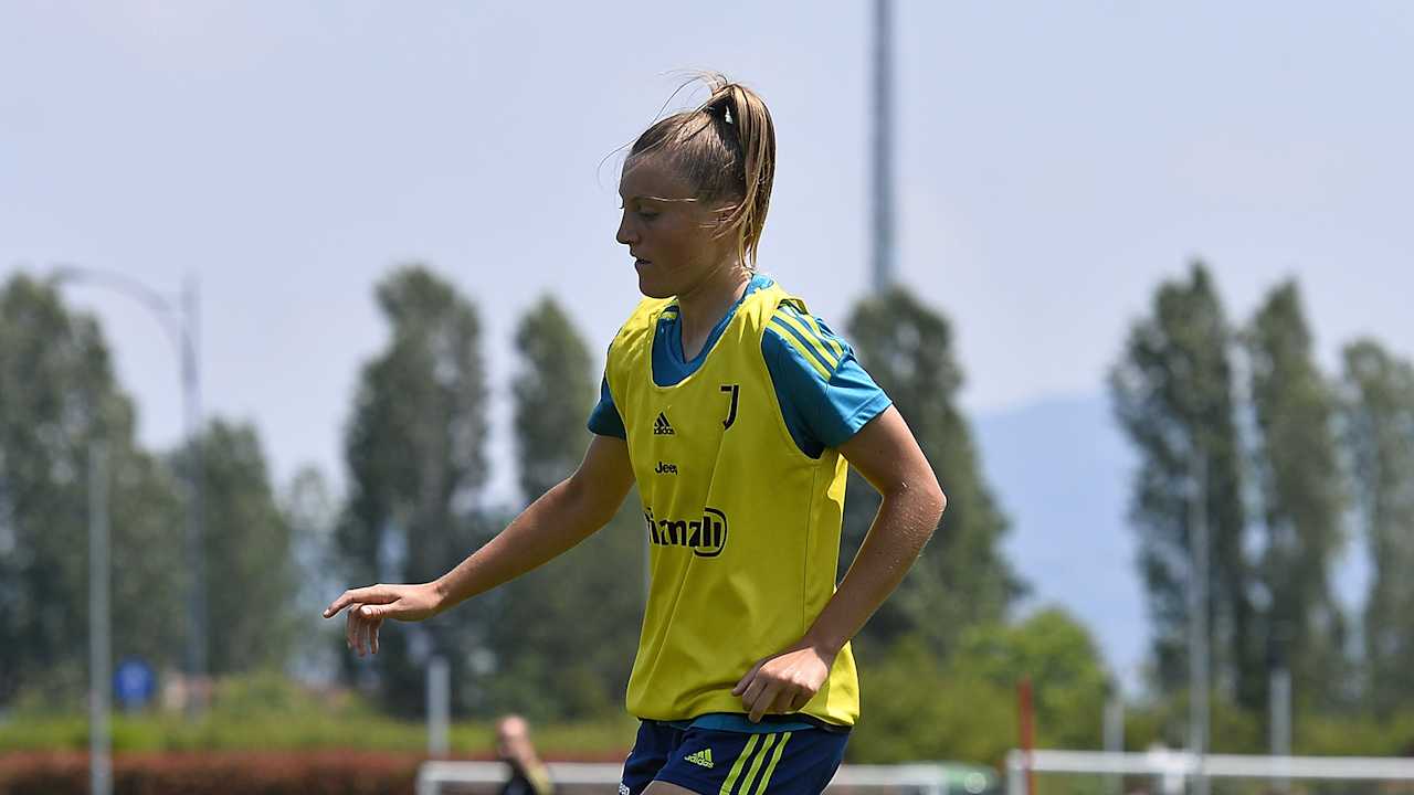 Federica D'Auria in allenamento