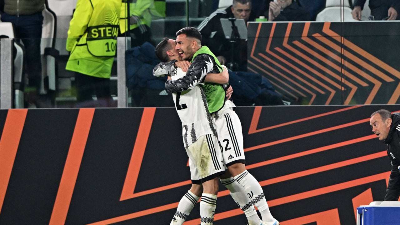 Ángel Di María e Leandro Paredes all'Allianz Stadium