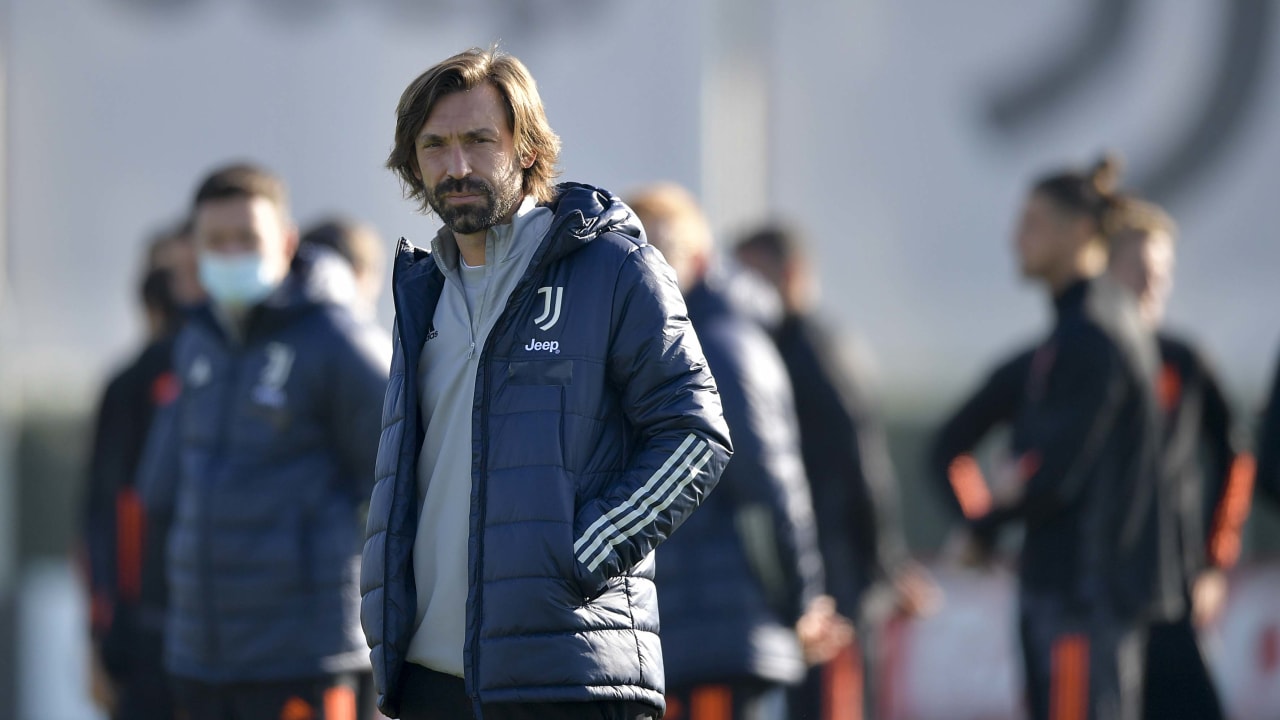 Pirlo allenamento pre Juve-Ferencvaros