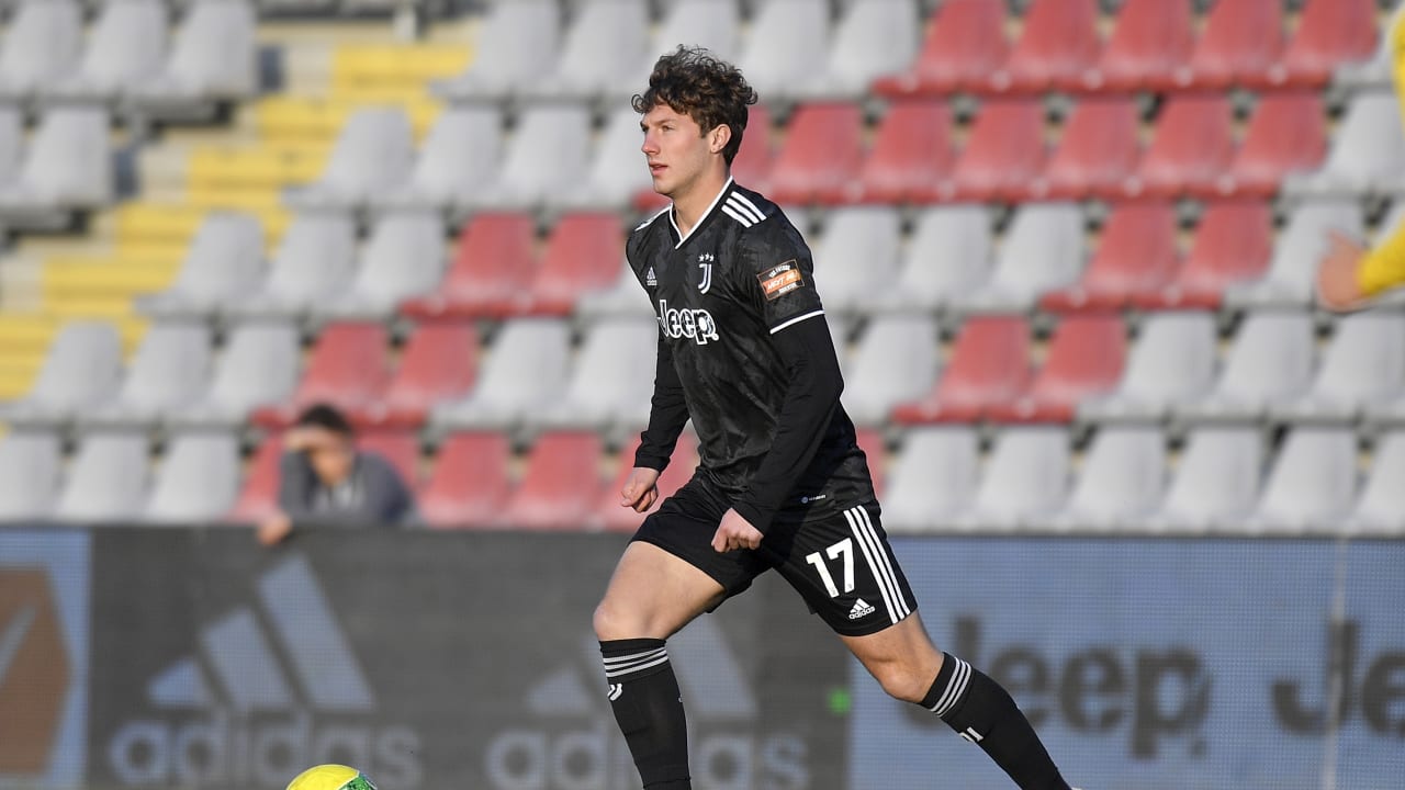 Andrea Bonetti in campo durante Juventus Next Gen - AlbinoLeffe