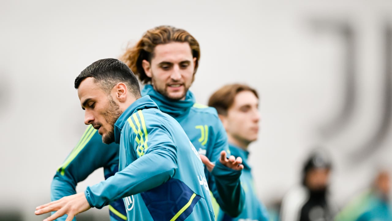 Filip Kostić e Adrien Rabiot @ Juventus Training Center