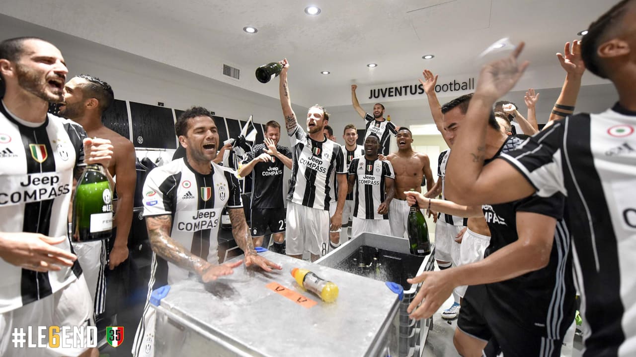 Reaction from the dressing room Juventus